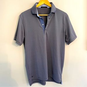 Greyson Saranac Striped Golf Polo